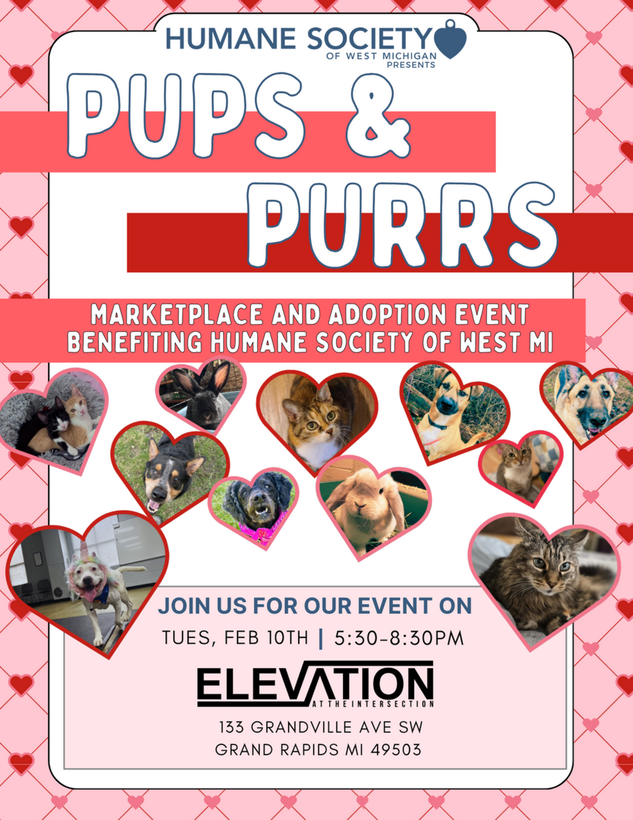 Pups & Purrs Marketplace and Adoption Event 2026 logo