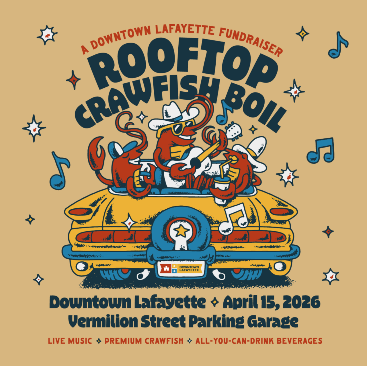Rooftop Crawfish Boil logo