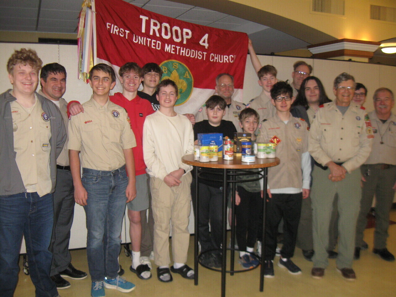Troop 4/Tim Esch Memorial Scouting For Food 2026 logo