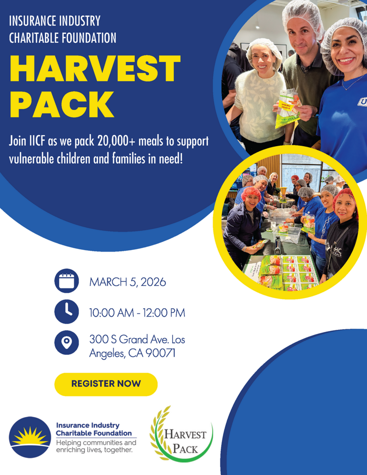IICF Harvest Pack Meal Packing - Southern CA 2026 logo