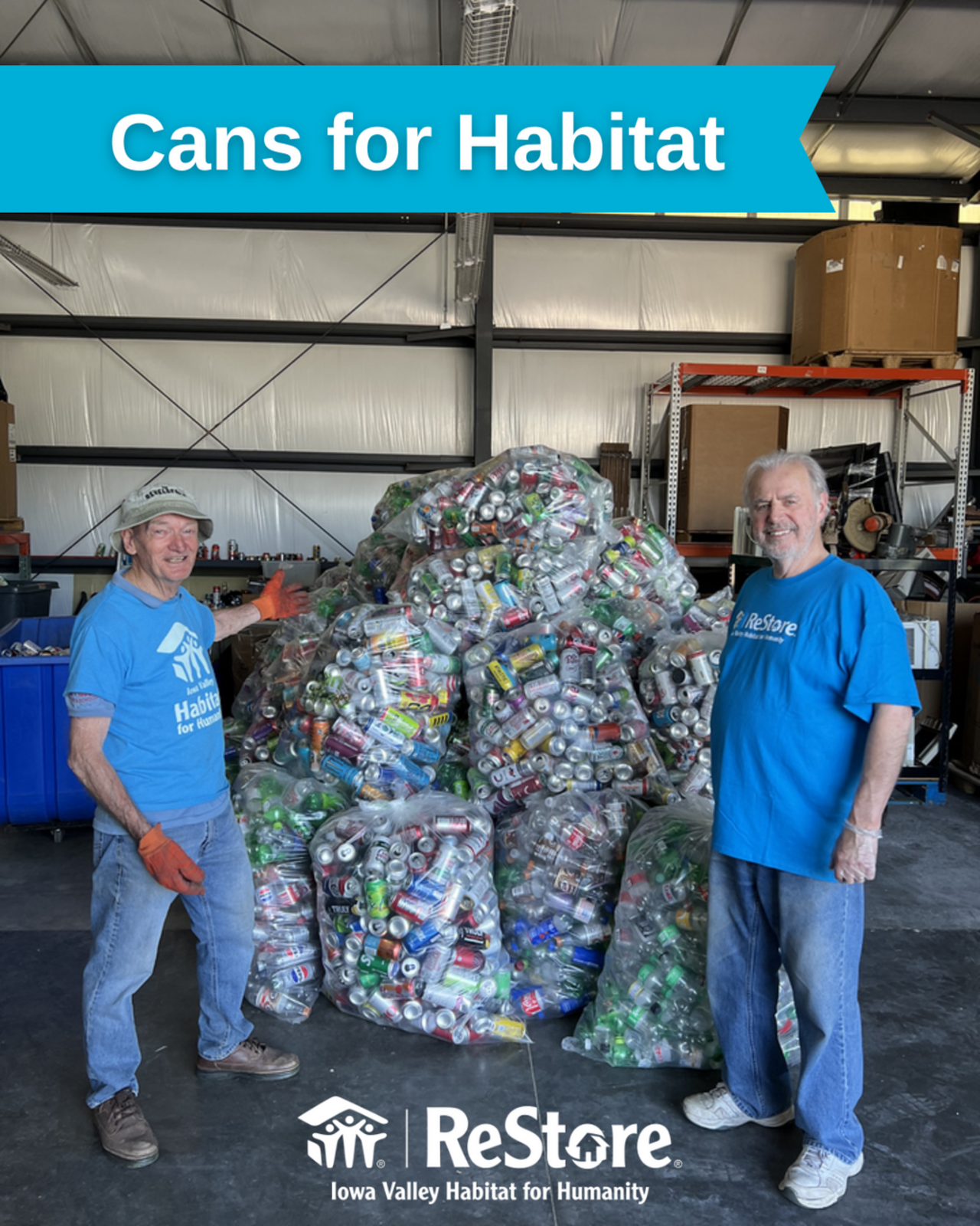 Cans for Habitat logo