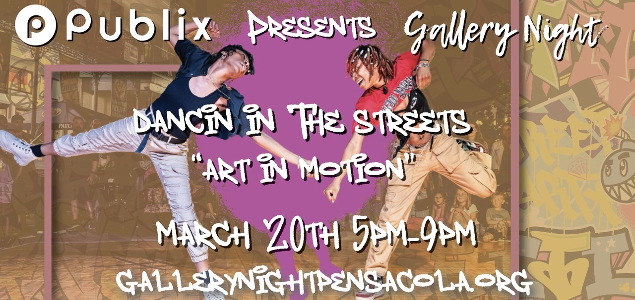 Florida - Gallery Night: Dancin' in the Streets "Art in Motion" logo
