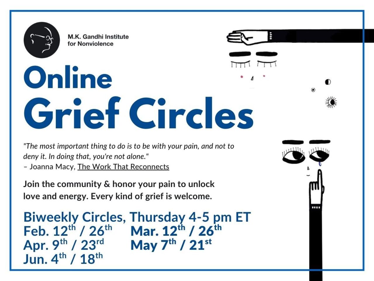 Online Grief Circles January - June 2026 logo