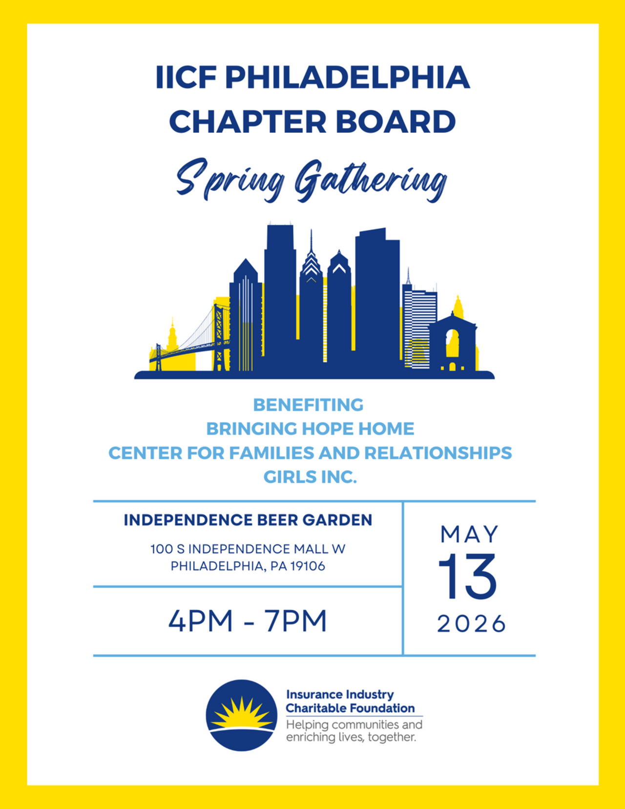 IICF Philadelphia Spring Gathering logo