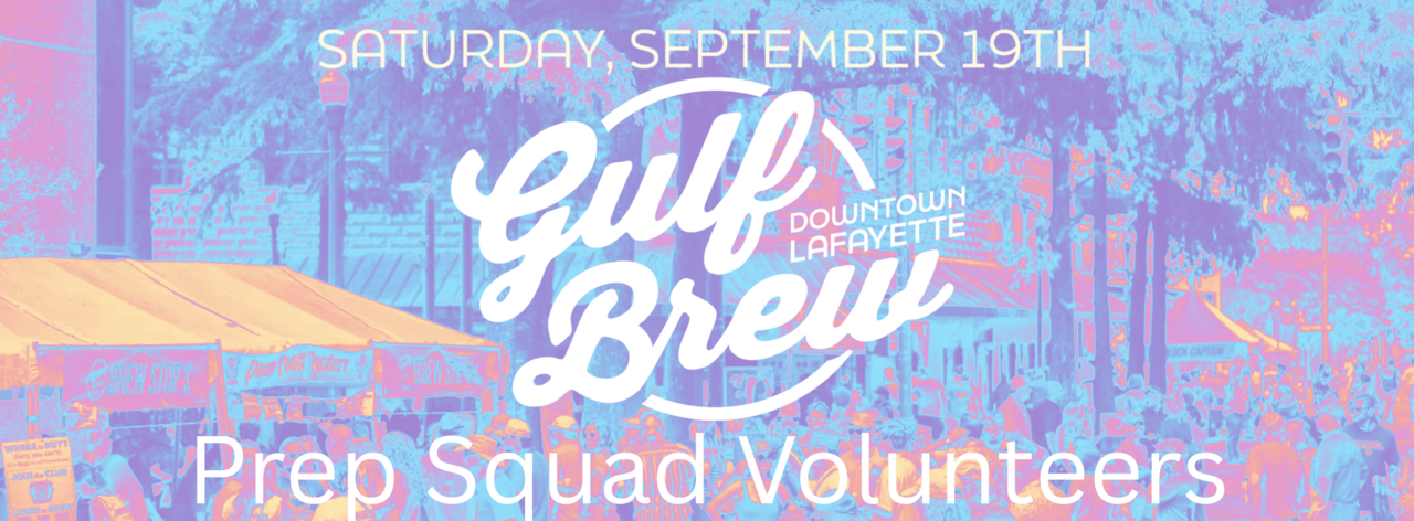 VOLUNTEER - Gulf Brew Prep Squad logo