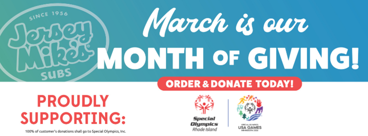 Jersey Mike's Month of Giving - Rumford logo