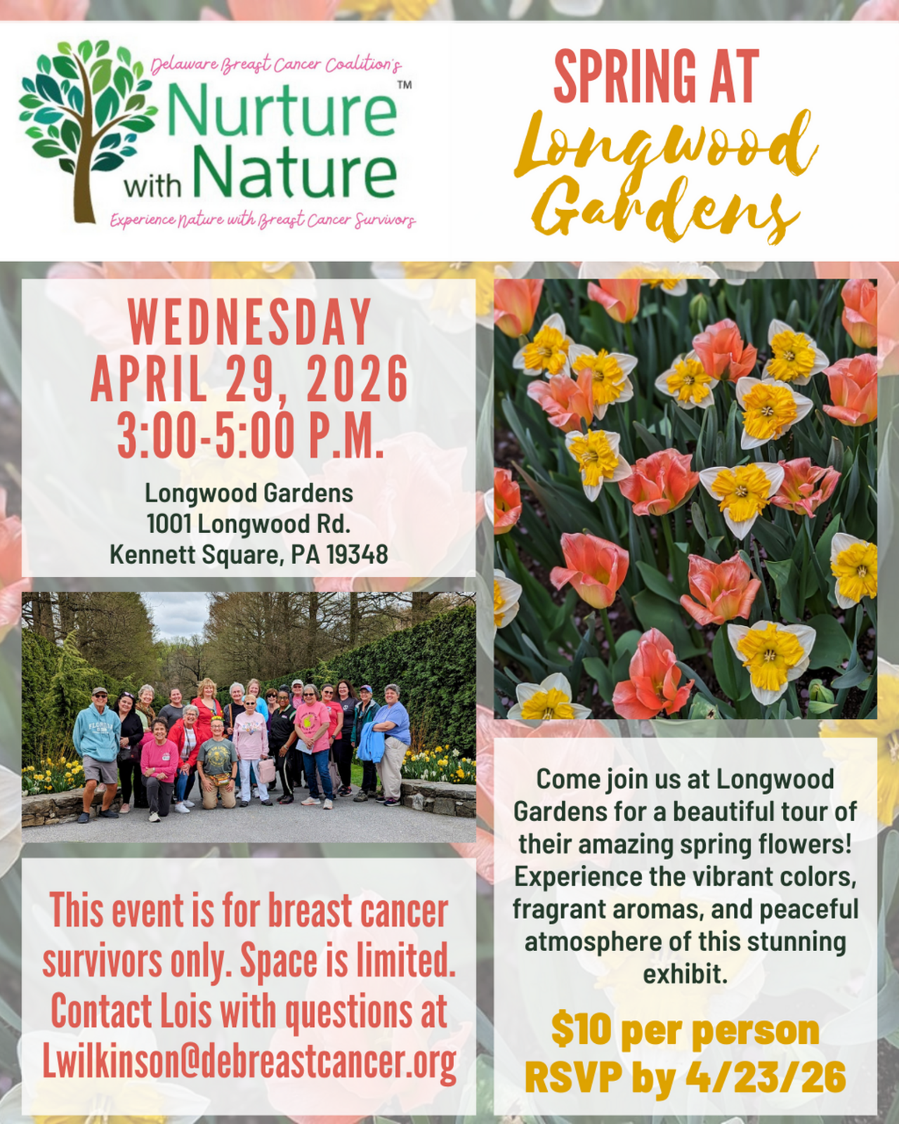 NWN Spring at Longwood Gardens 2026 logo