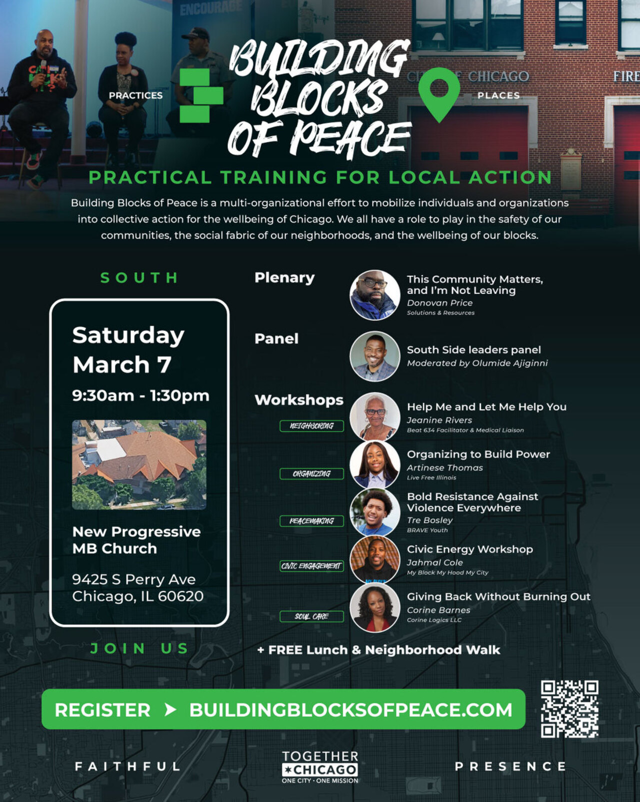 Building Blocks of Peace 2026 March Volunteering logo