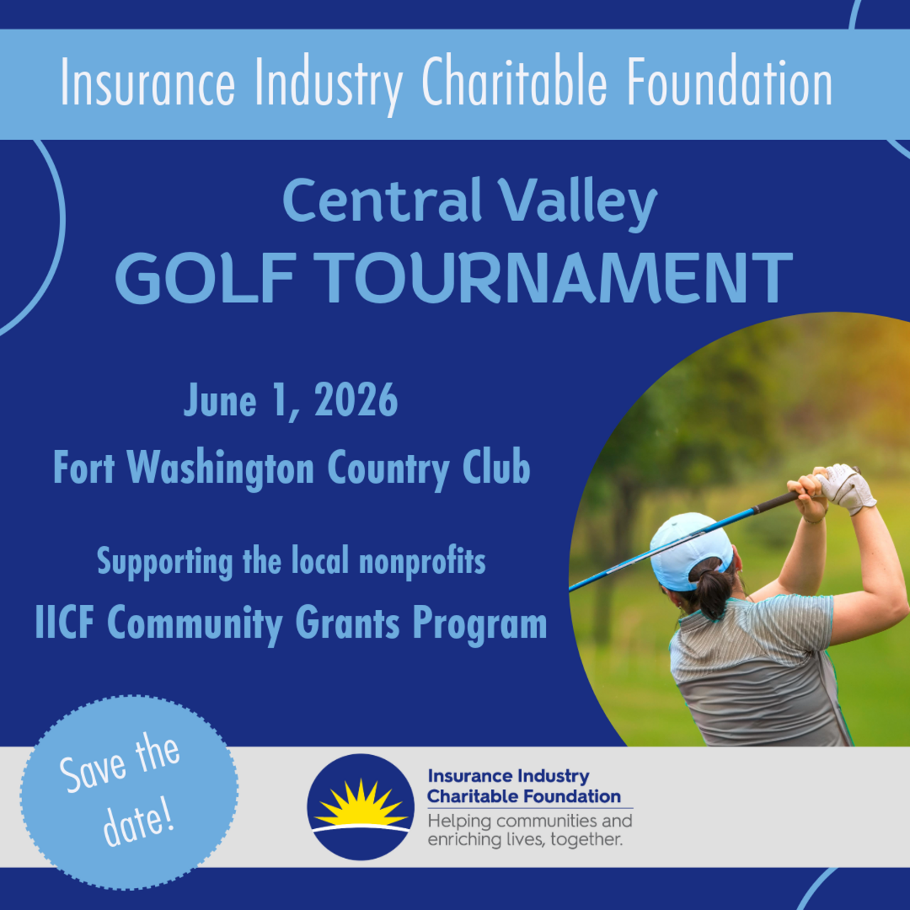 IICF Central Valley Golf Tournament 2026 logo