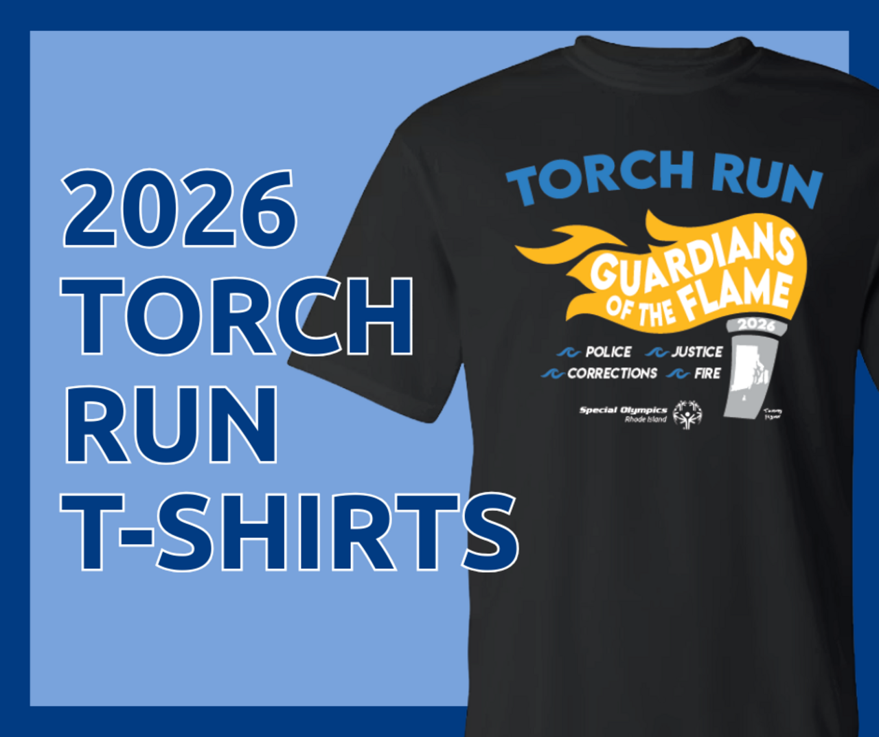 Torch Run T-Shirts 2026 logo
