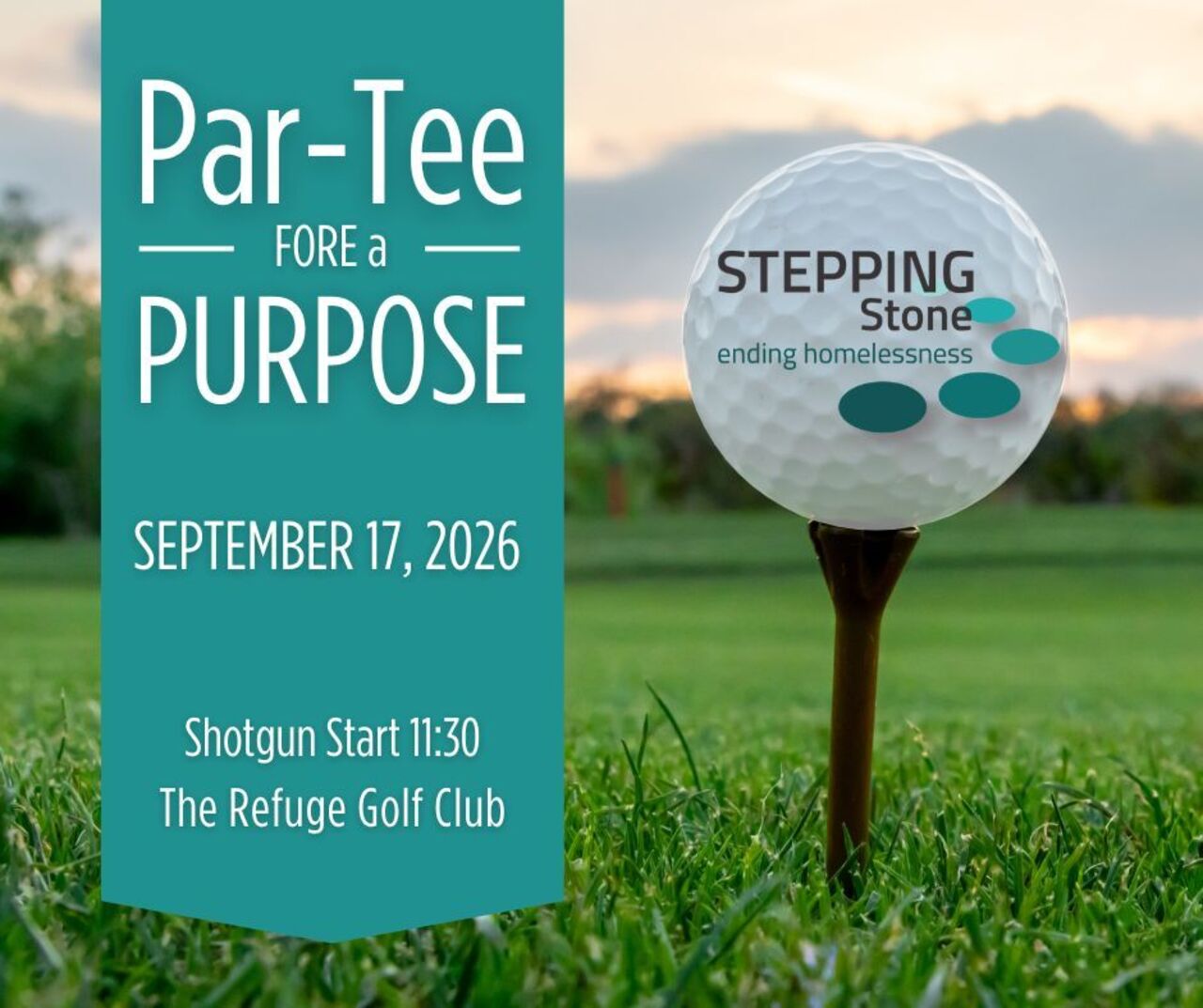 2026 ParTee Fore a Purpose logo