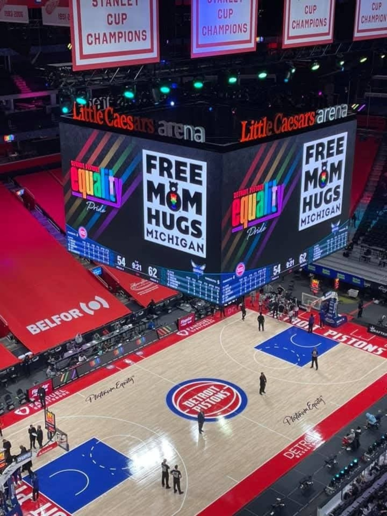 MI - Piston's Pride Night logo