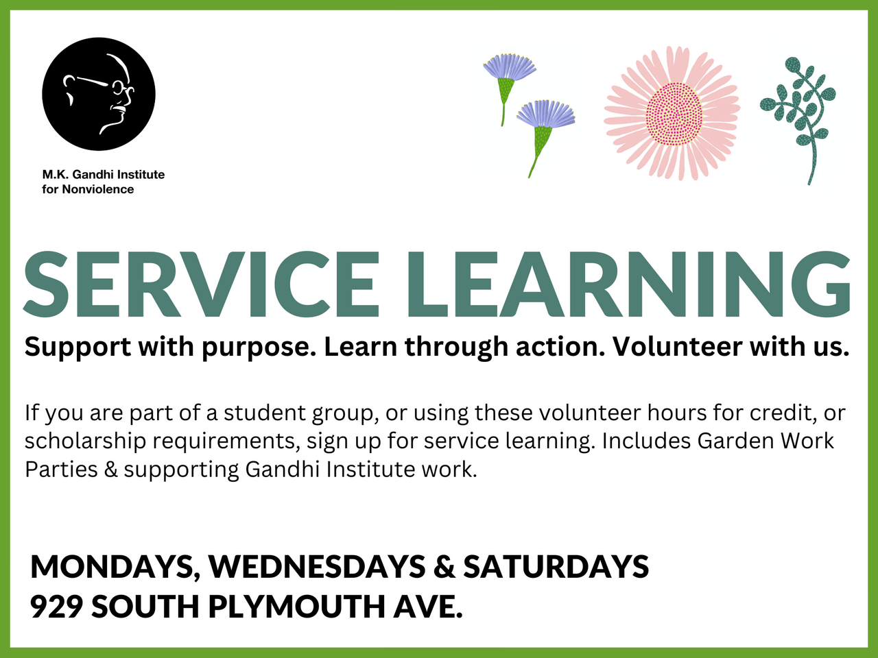 Service Learning 2026 logo