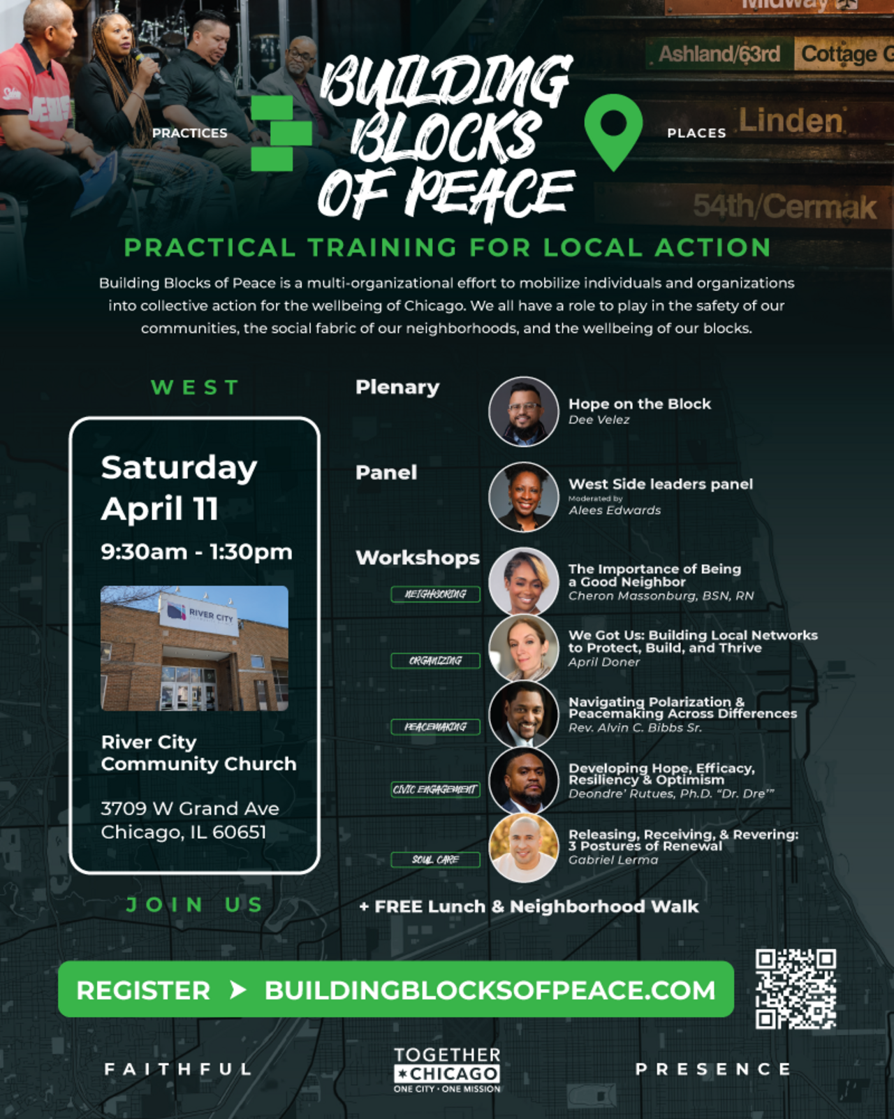 Building Blocks of Peace 2026 April Volunteering logo