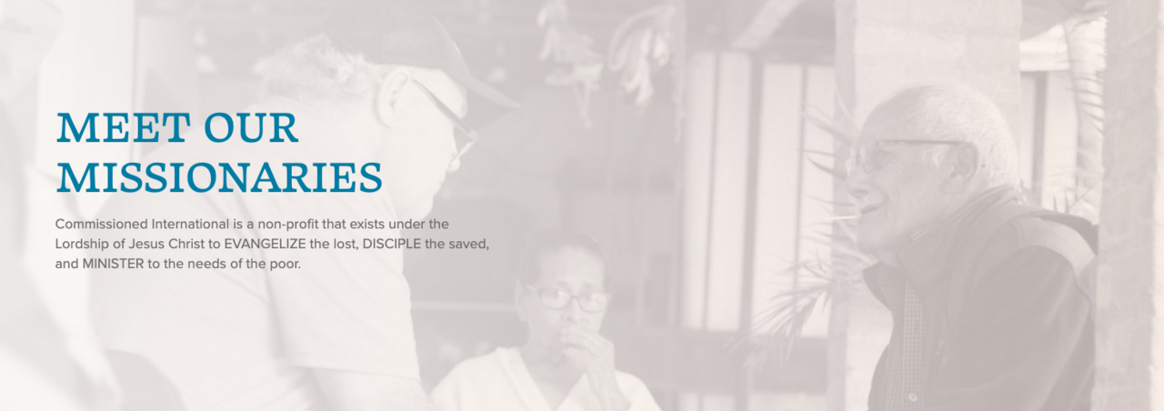 Meet Our Missionaries logo