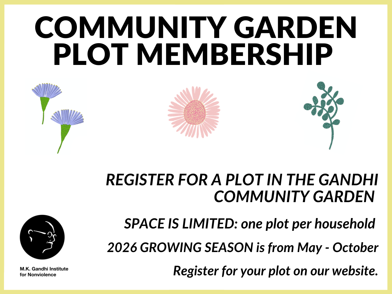 Garden Plot Registration 2026 logo