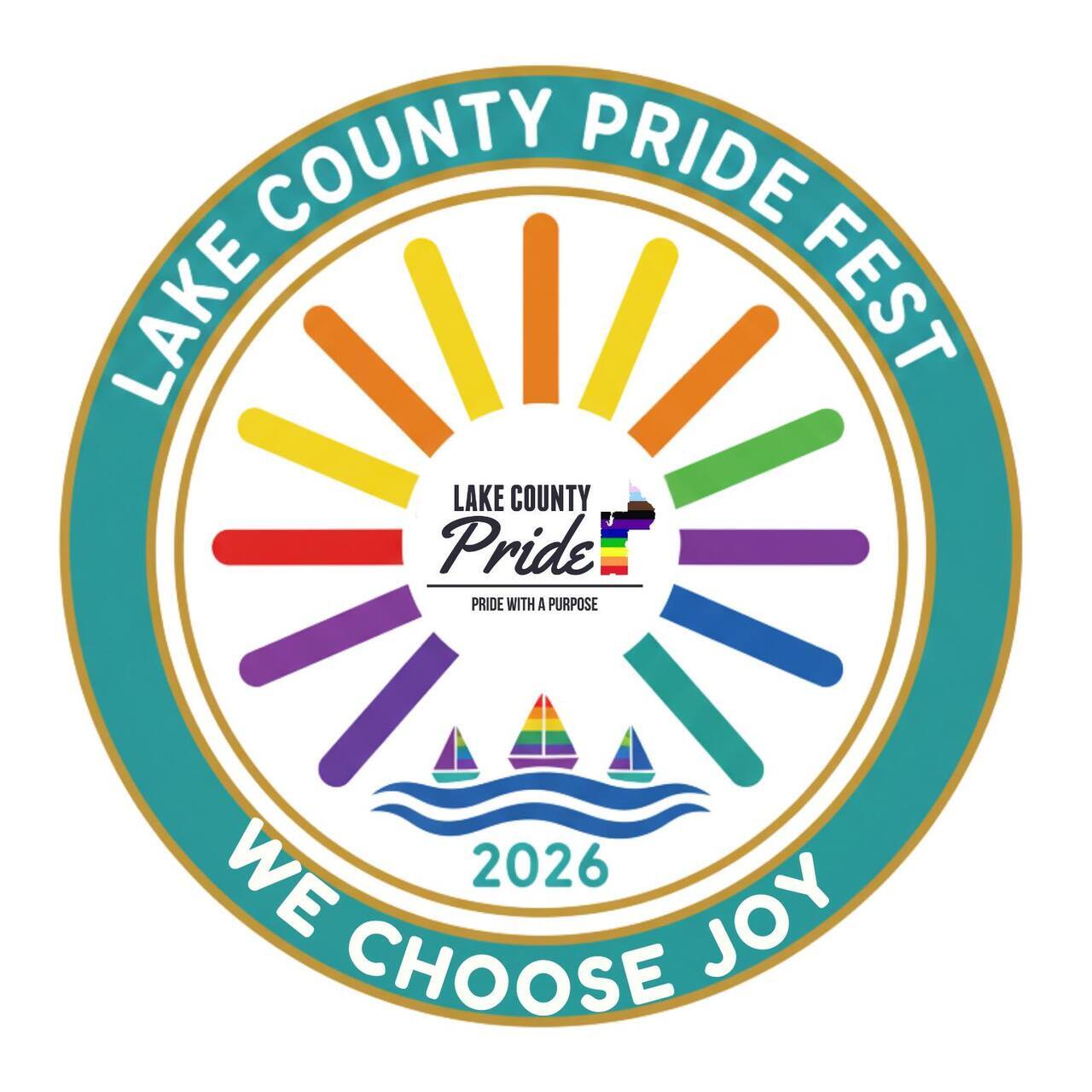 Florida - Lake County Pride Fest 2026 logo