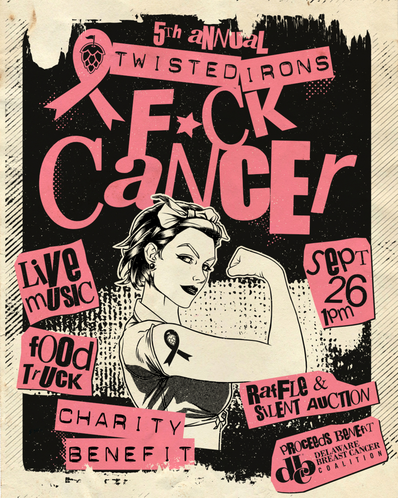 5th Annual Twisted Irons F-Cancer Charity Benefit logo