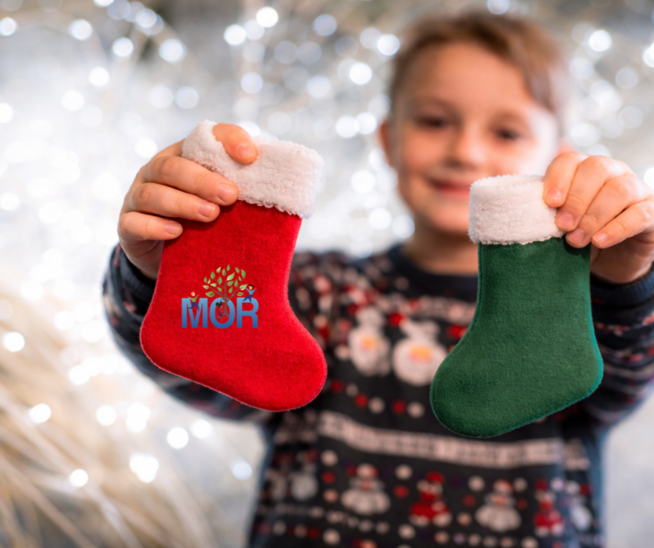 MOR Stocking Drive logo