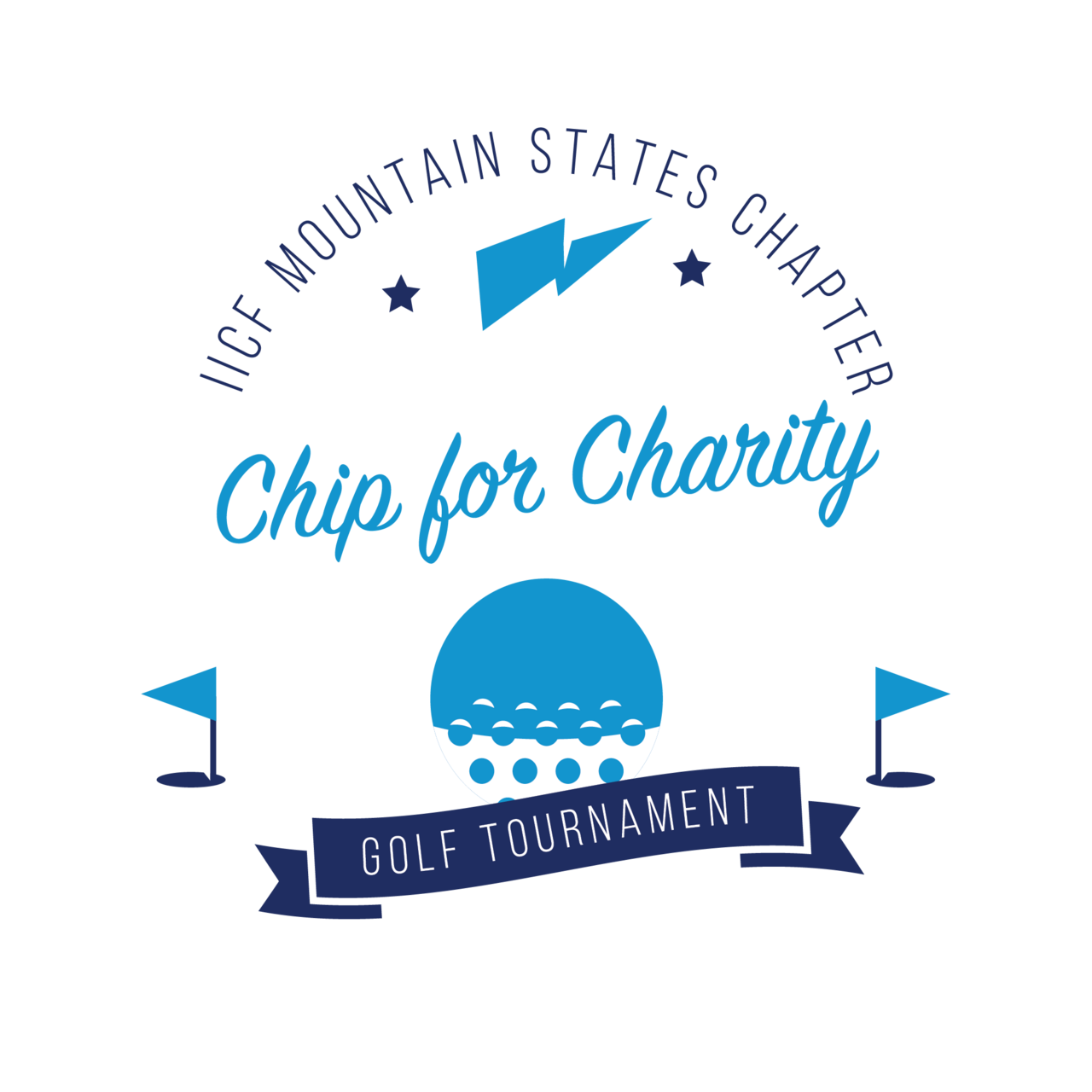 IICF MS Chip for Charity Tournament Volunteer logo