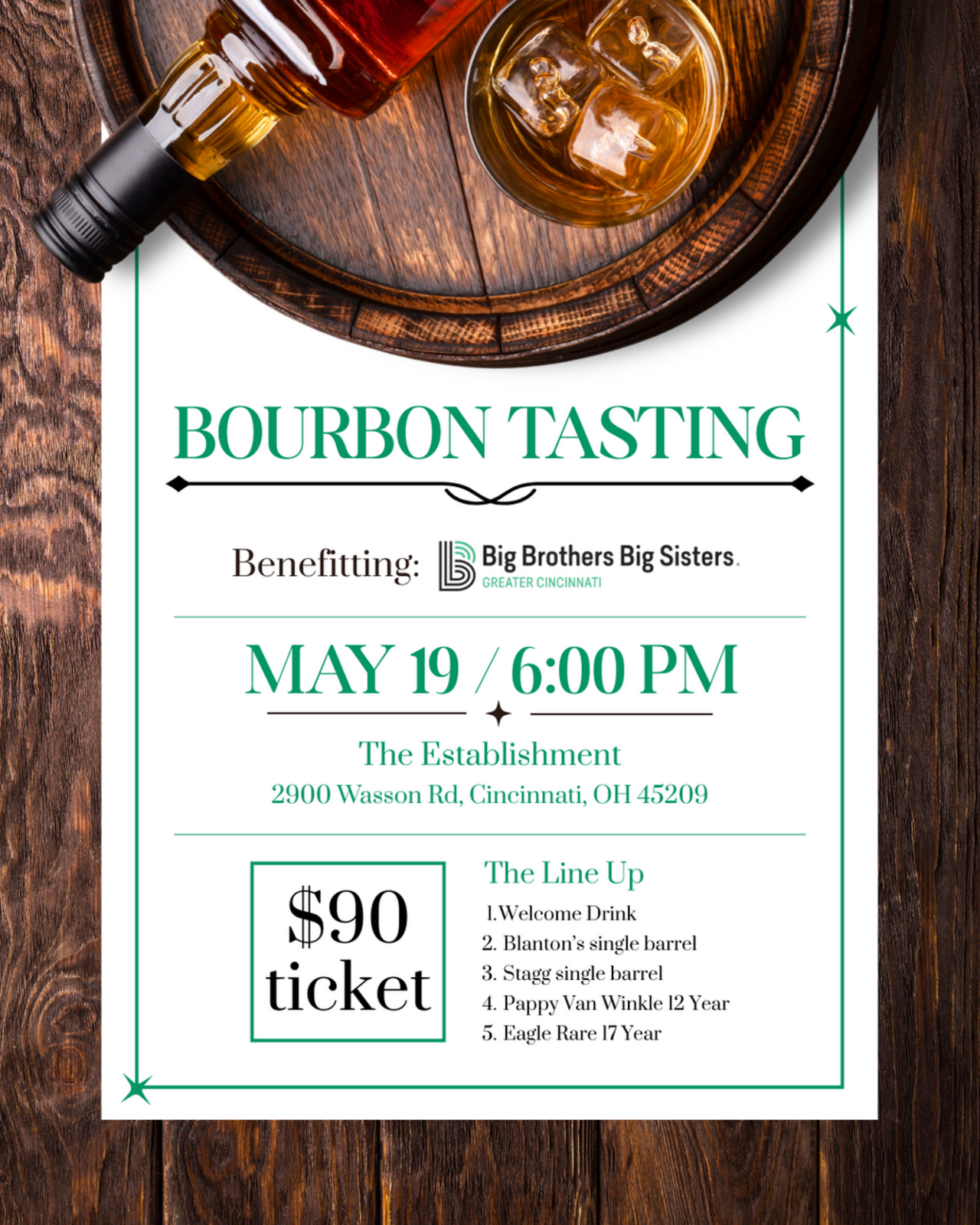 Big Night Out - Bourbon Tasting Event logo