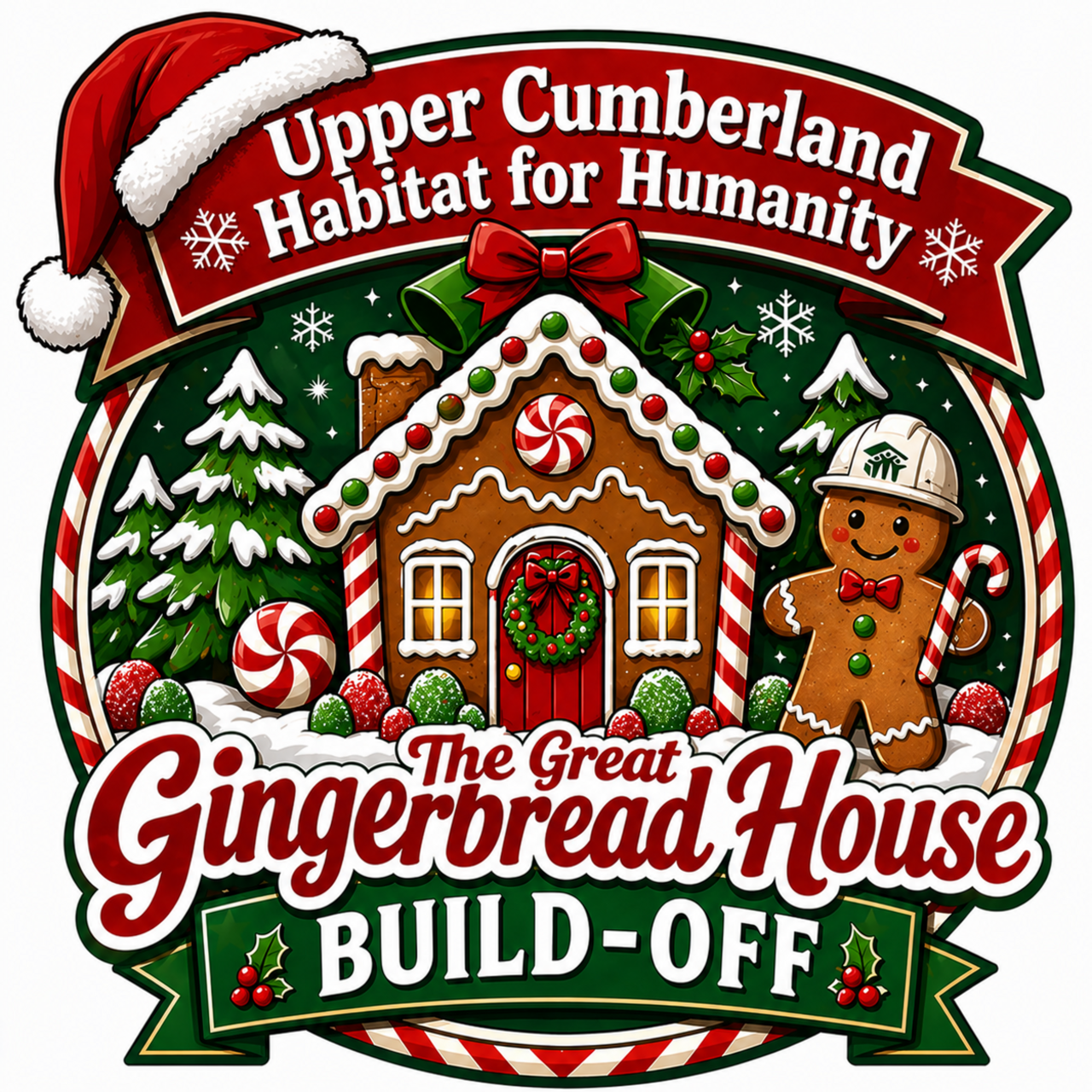 The Great Gingerbread House Build Off logo