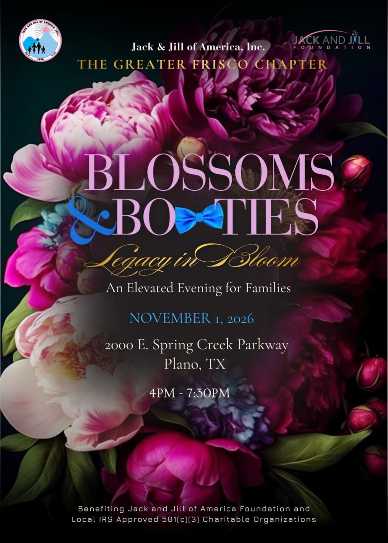 Blossoms & Bowties: Legacy In Bloom logo