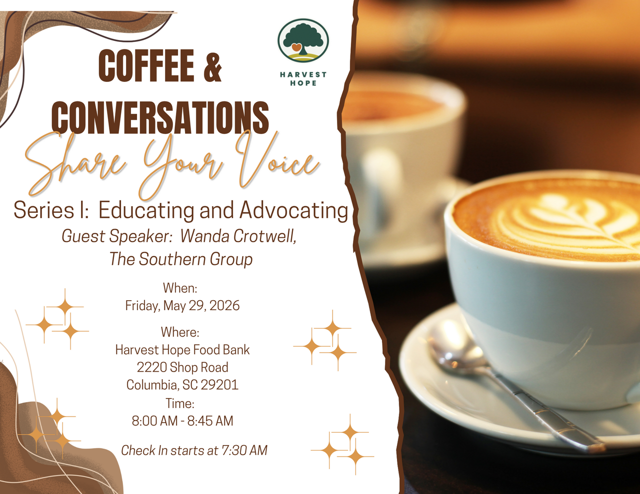 Coffee & Conversations - May 2026 logo