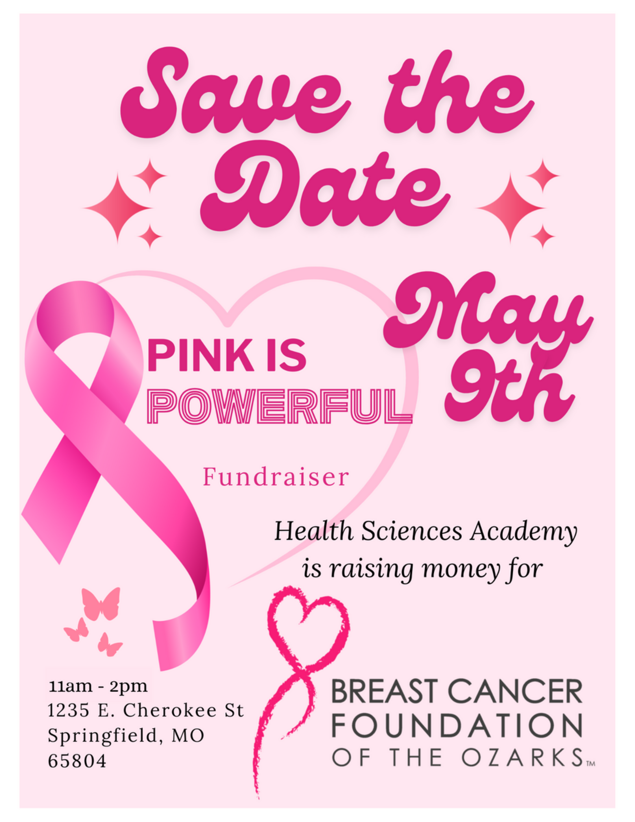 Pink is Powerful Fundraiser logo