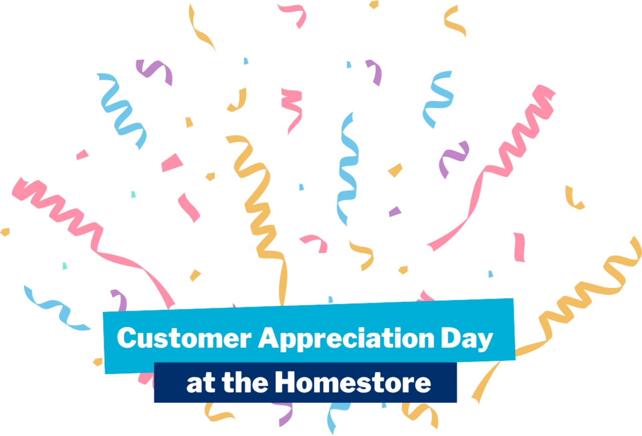 Customer Appreciation Day at the Homestore logo