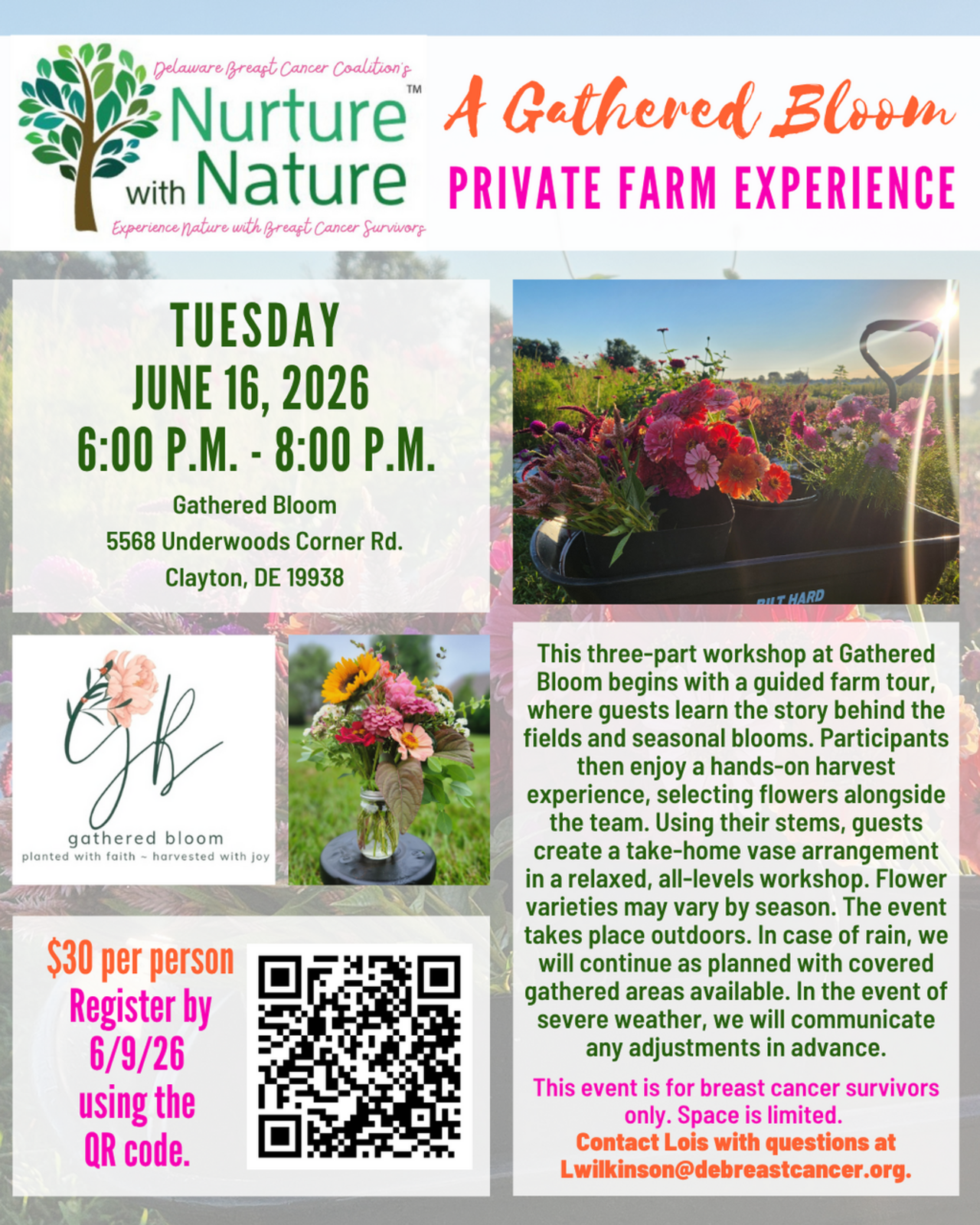 NWN A Gathered Bloom Private Farm Experience logo