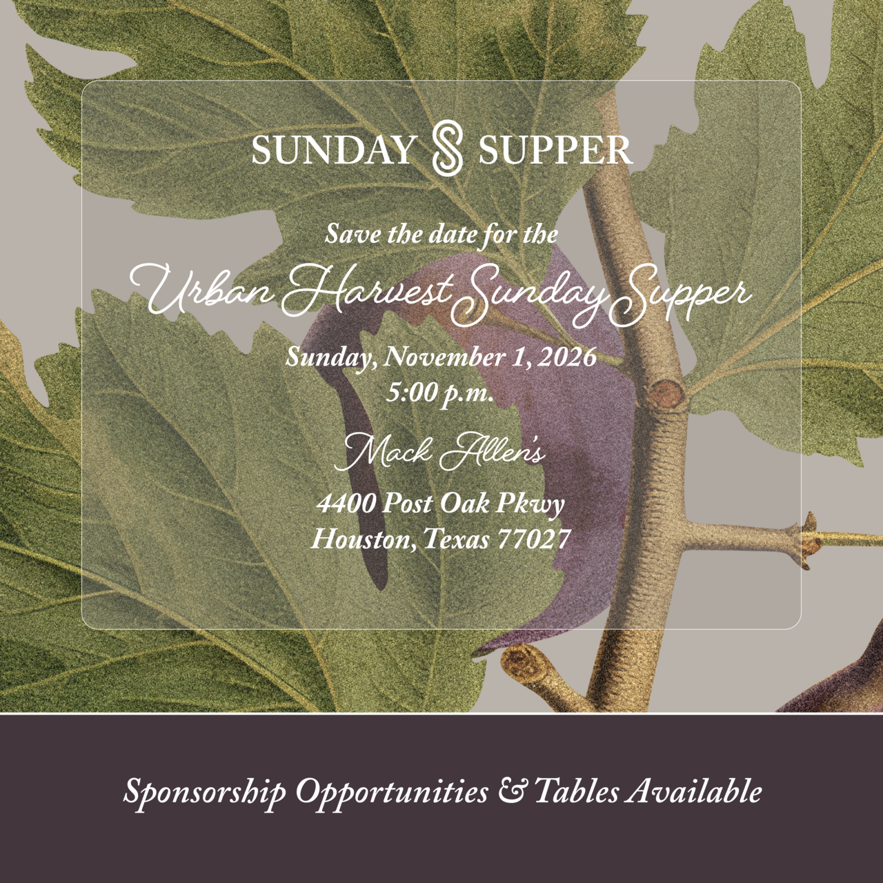 Sunday Supper 2026 logo