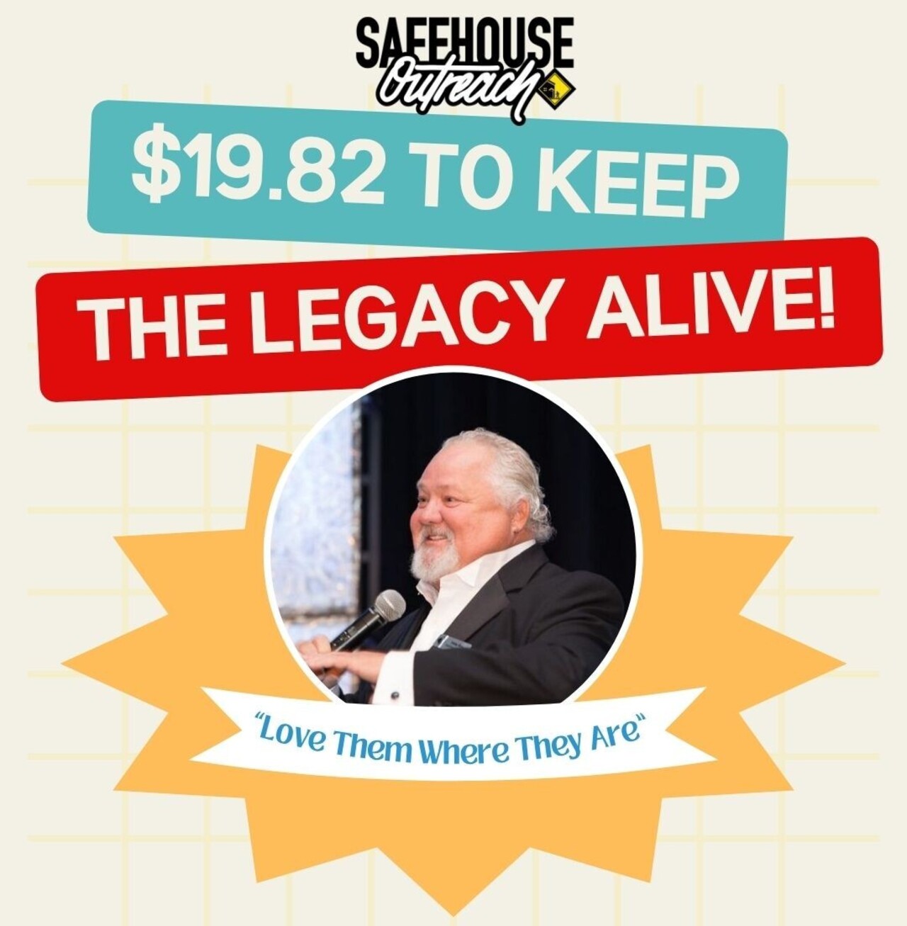 $19.82 to Keep the Legacy Alive! logo