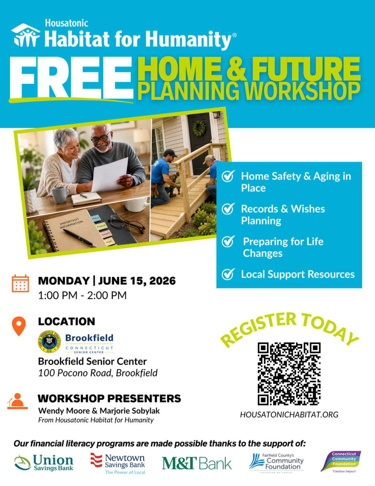 Free Home & Future Planning Workshop June 15, 2026 logo
