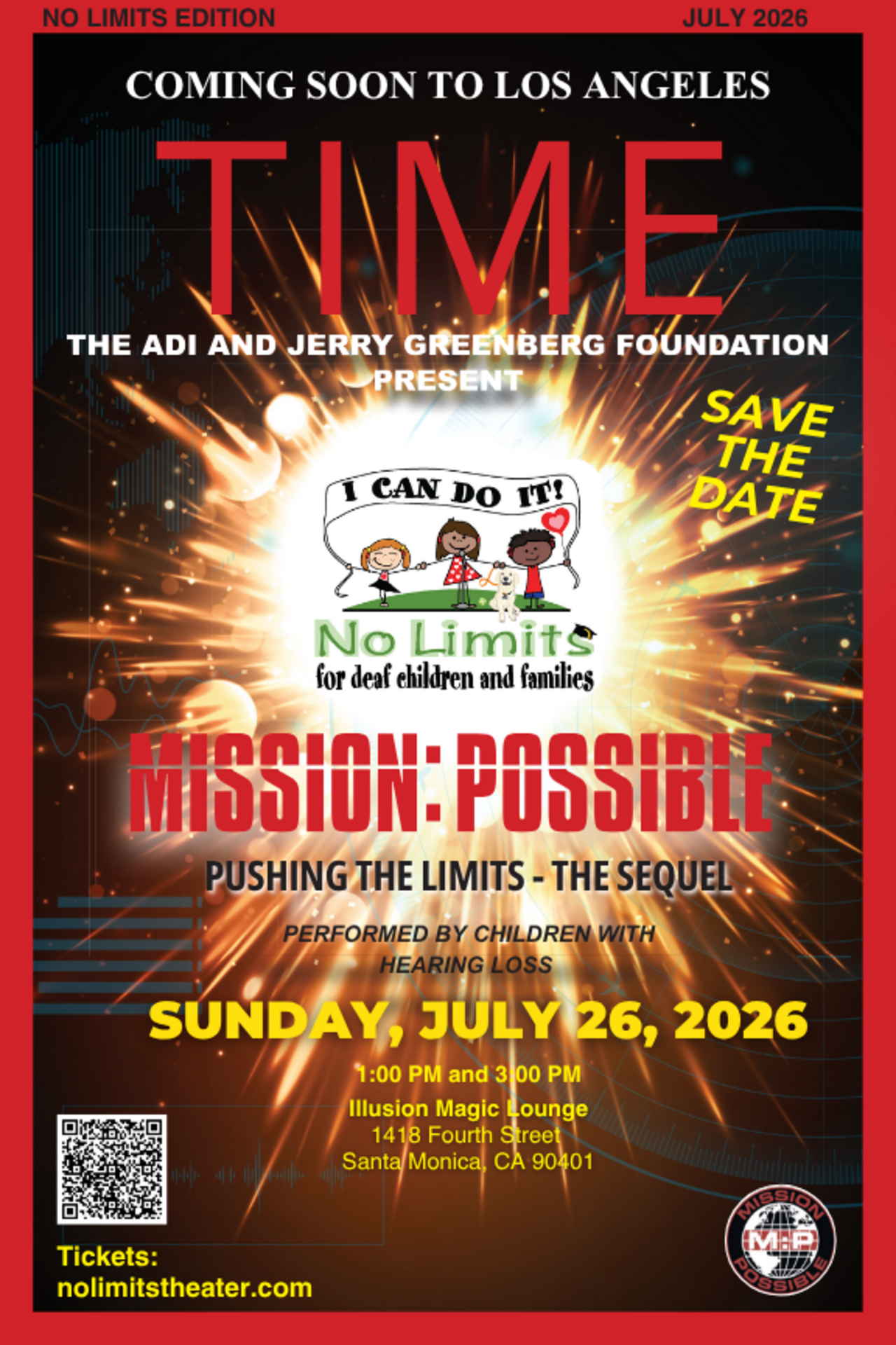 Mission: POSSIBLE Pushing the Limits 2026 - Los Angeles logo