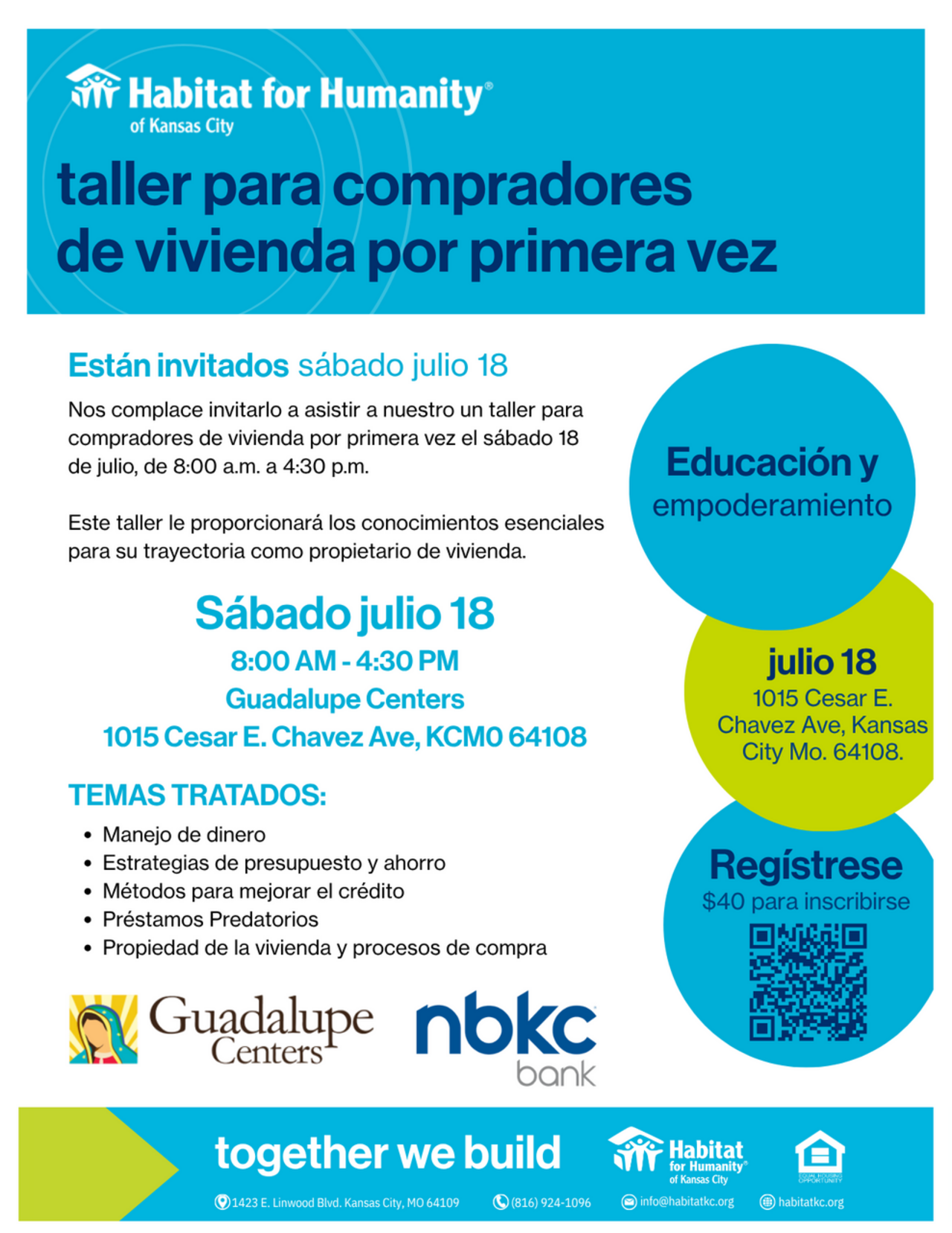 Taller para compradores de vivienda por primera vez - julio 18 logo