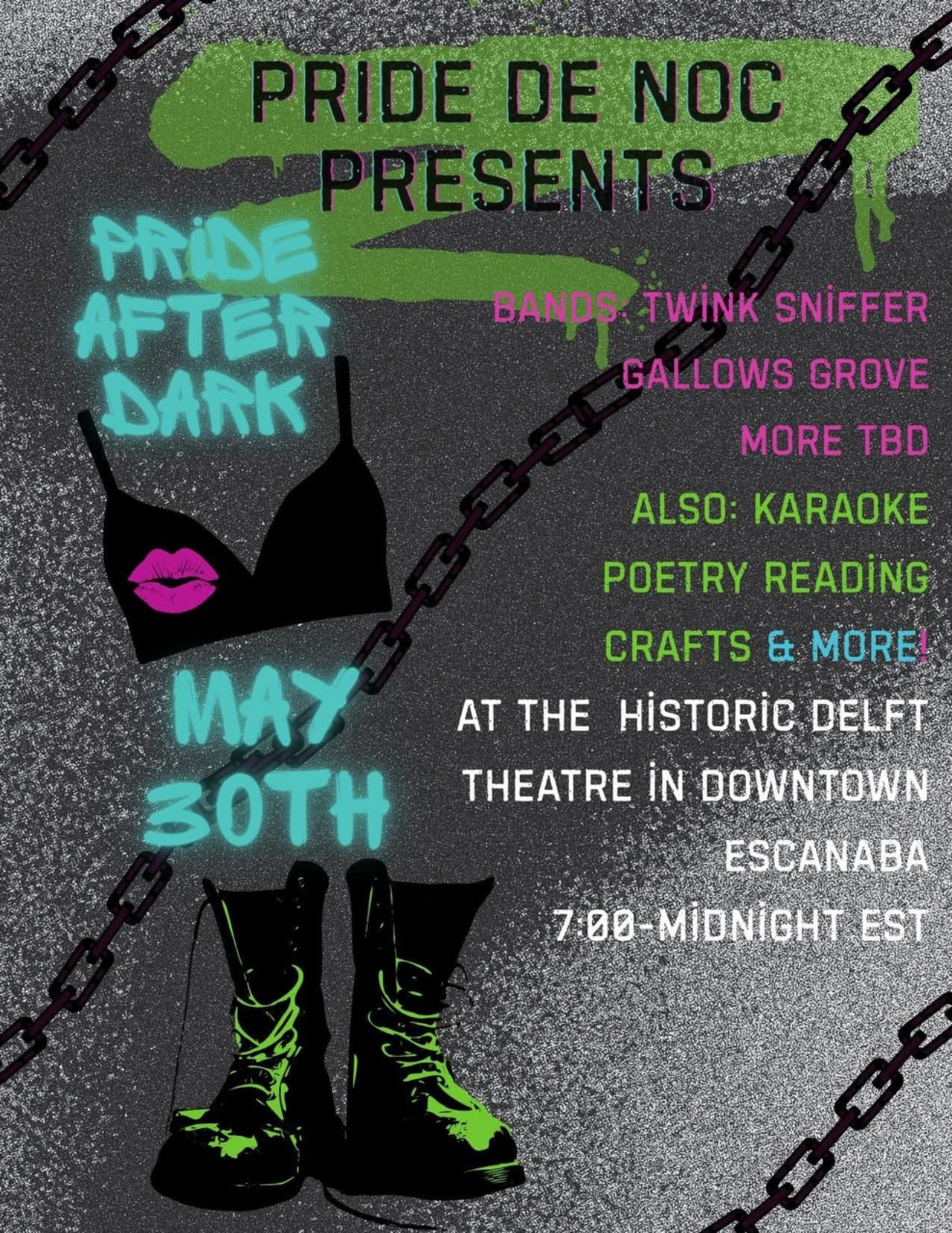 Michigan Pride After Dark logo