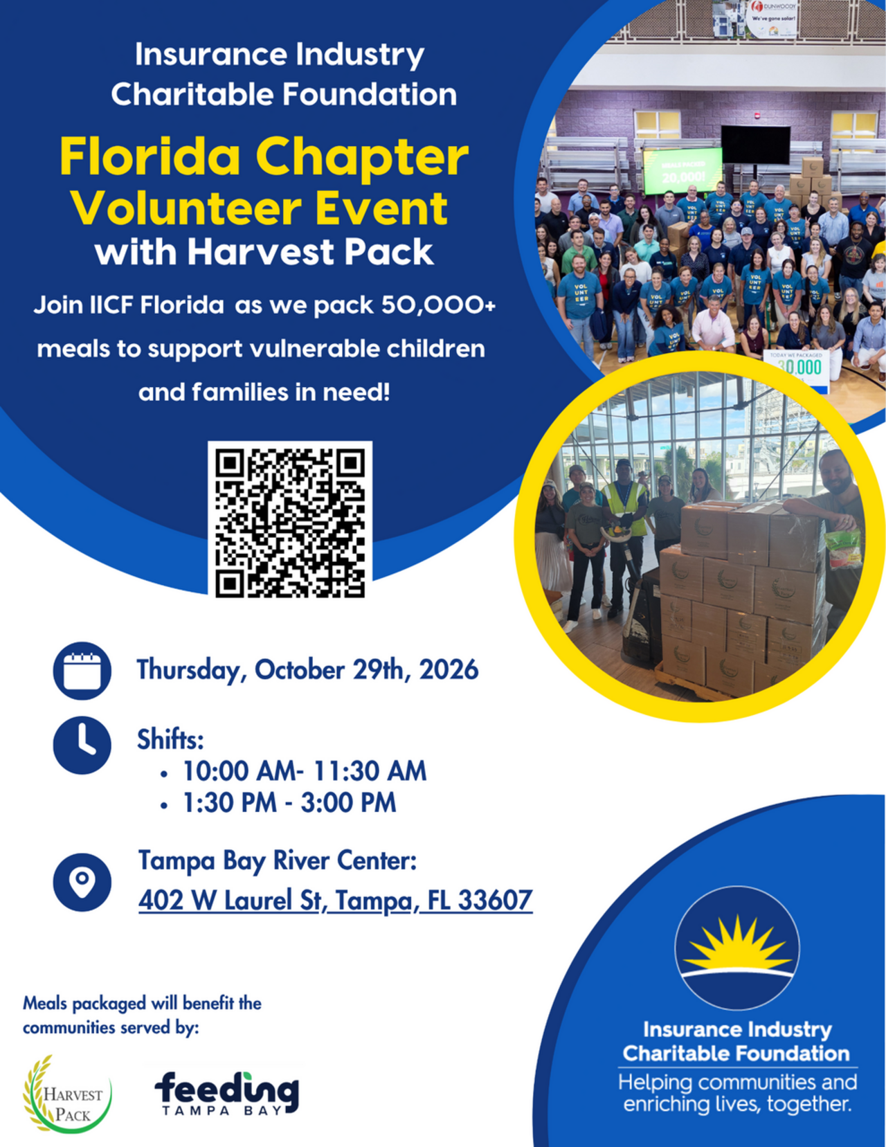 IICF Florida Hosts Harvest Pack logo