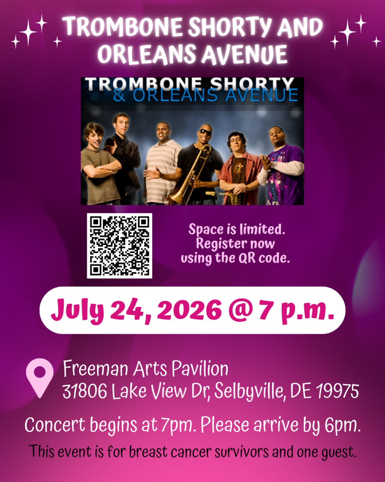 Trombone Shorty and Orleans Avenue - 2nd Annual Survivor Concert Series logo