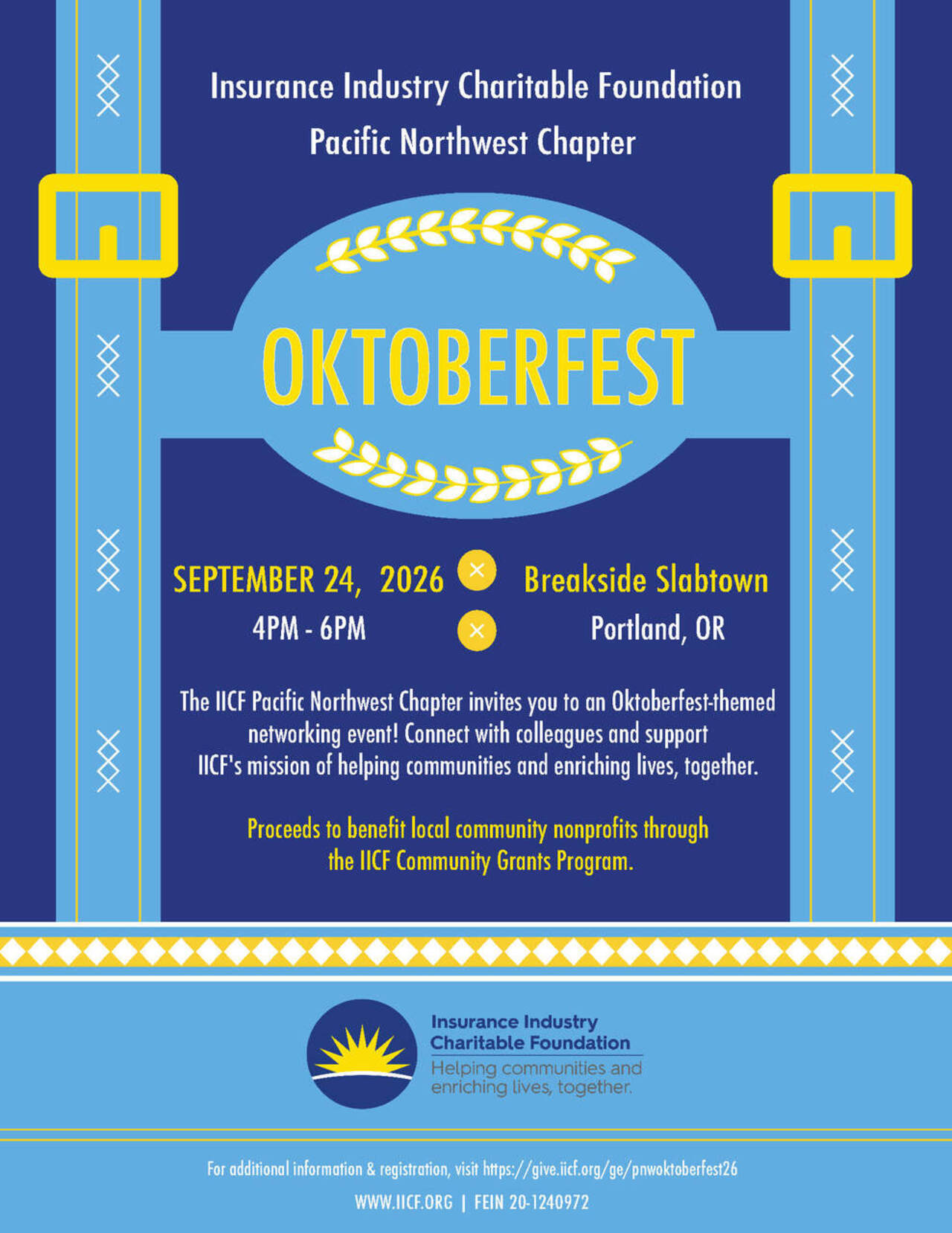 IICF PNW Oktoberfest 2026 logo