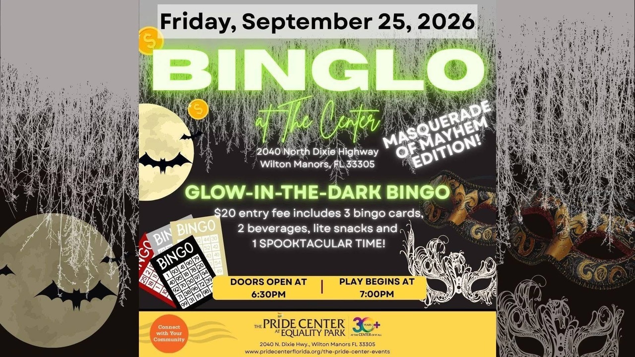 Florida - Binglo At The Center- Masquerade of Mayhem Edition logo