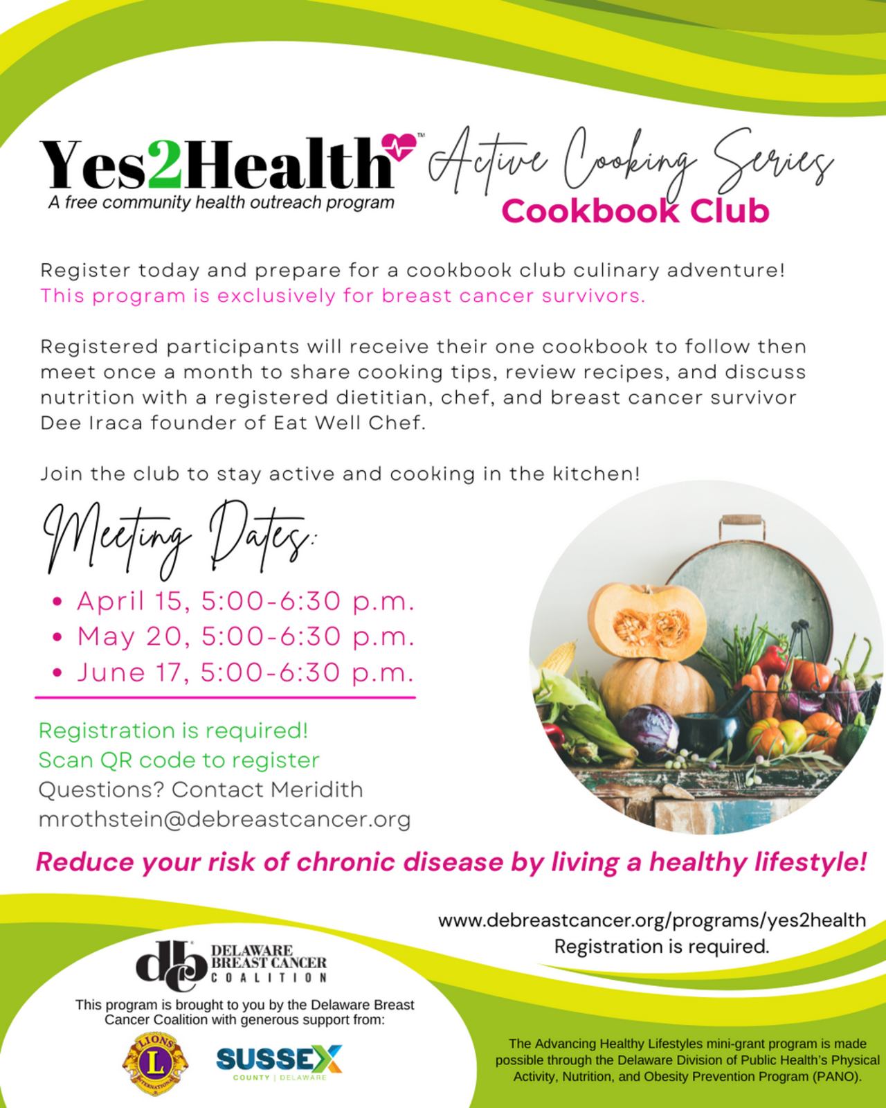 Yes2Health Active Cooking Fall 2026 logo