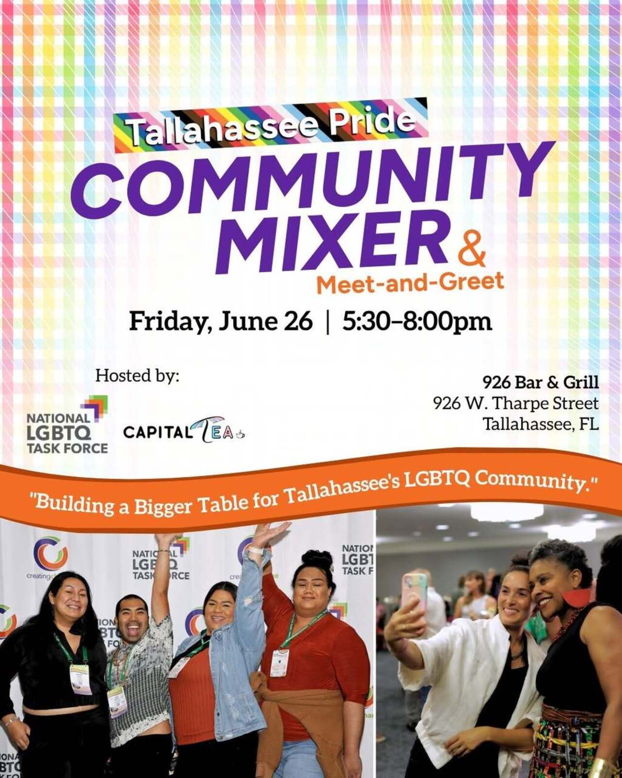 Florida - Tallahassee Pride Community Mixer & Meet-and-Greet logo