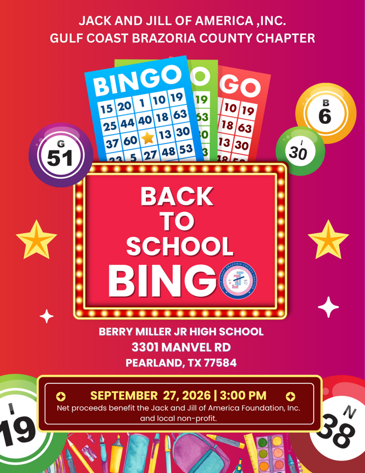 2026 Back-To-School Bingo logo