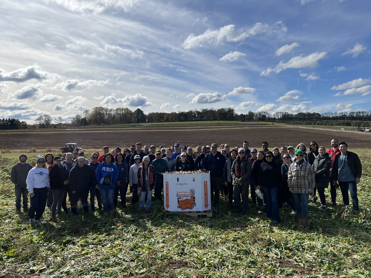 Volunteer Harvest Day with America’s Grow-a-Row logo