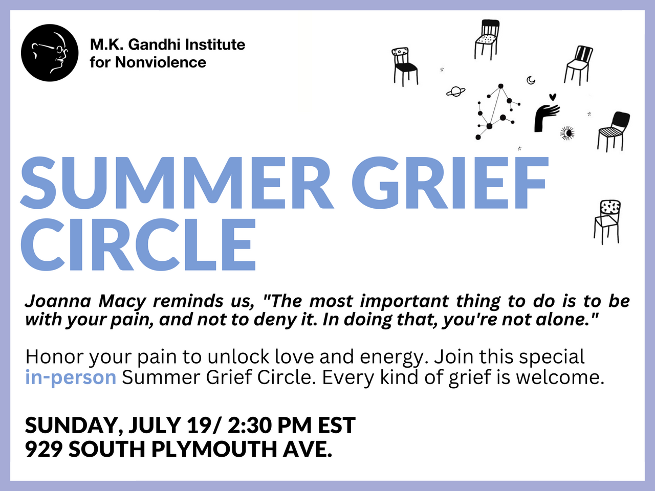 Summer Grief Circle (In-Person) logo
