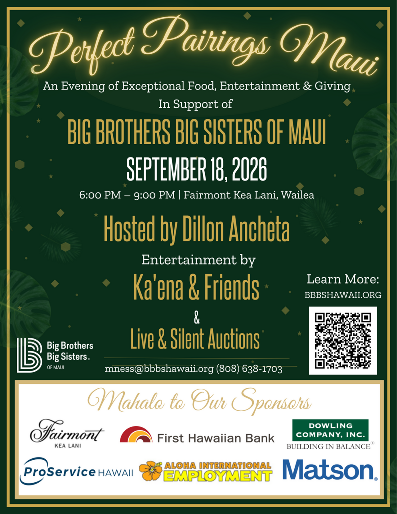 Perfect Pairings Maui 2026 logo