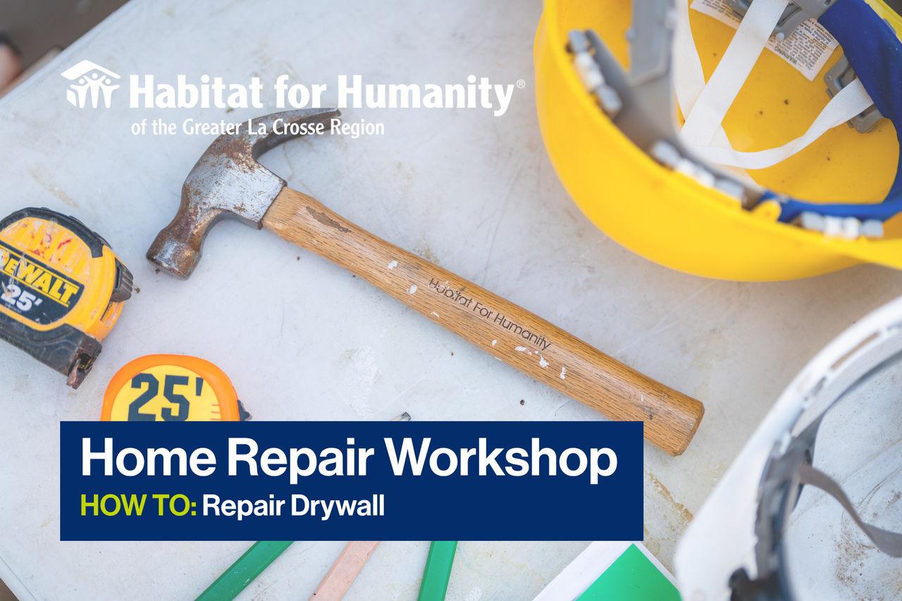 Home Repair Workshop: Drywall Repair logo