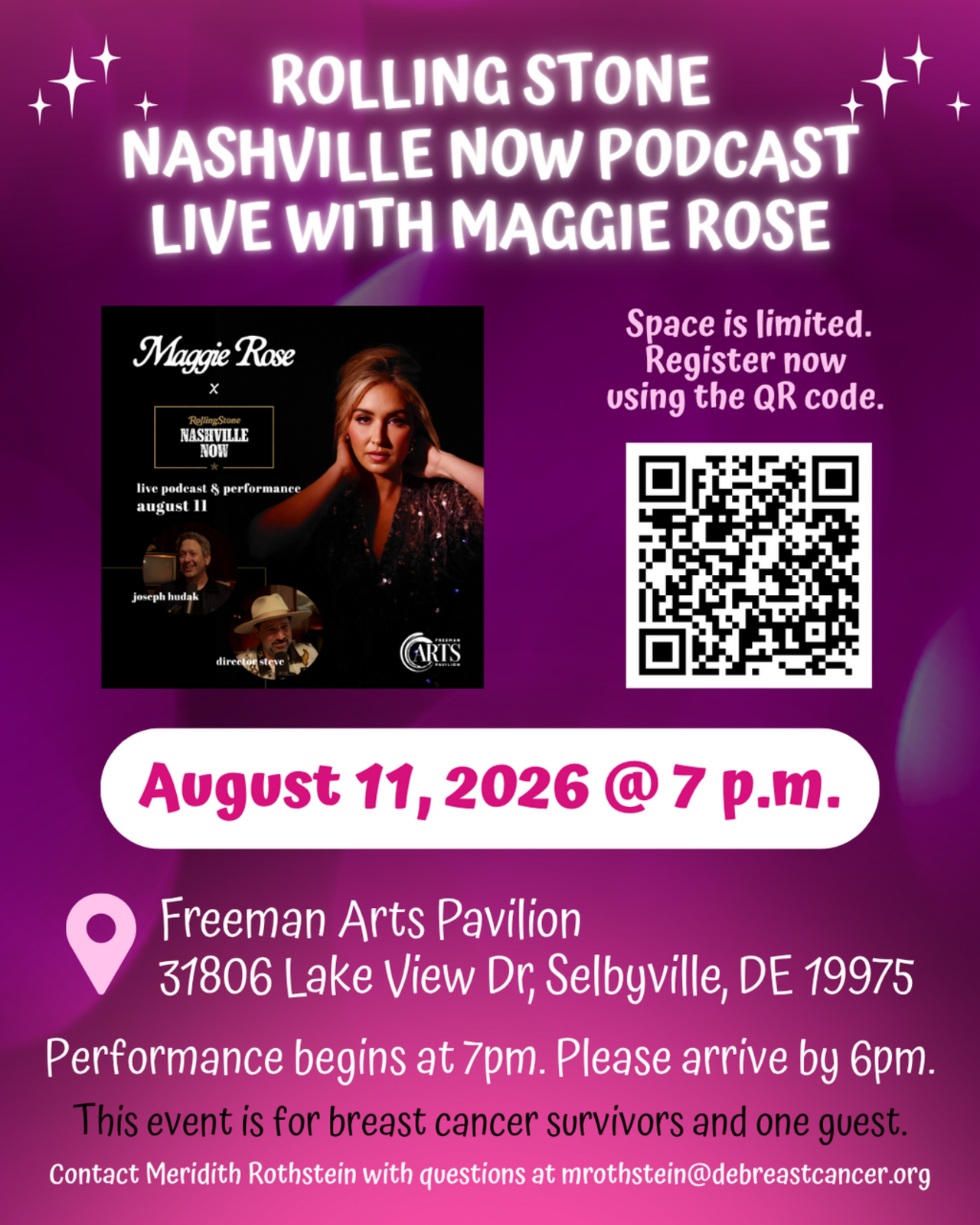 Rolling Stone Nashville Now Podcast Live with Maggie Rose - 2nd Annual Surviv... logo