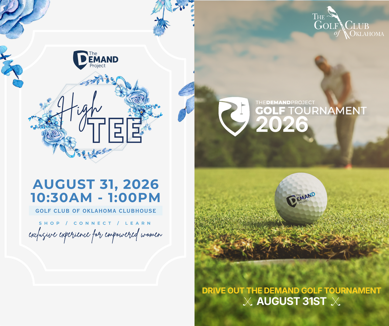 2026 Golf + High Tee Event Volunteering logo